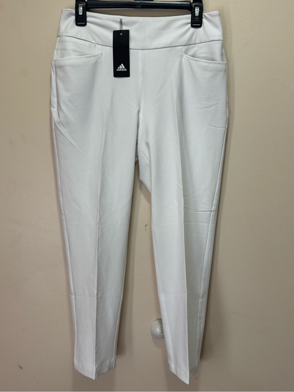 NWT adidas White Pull-On Ankle Golf Pants